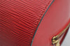 Authentic Louis Vuitton Epi Soufflot Hand Bag Red M52227 LV 8922J