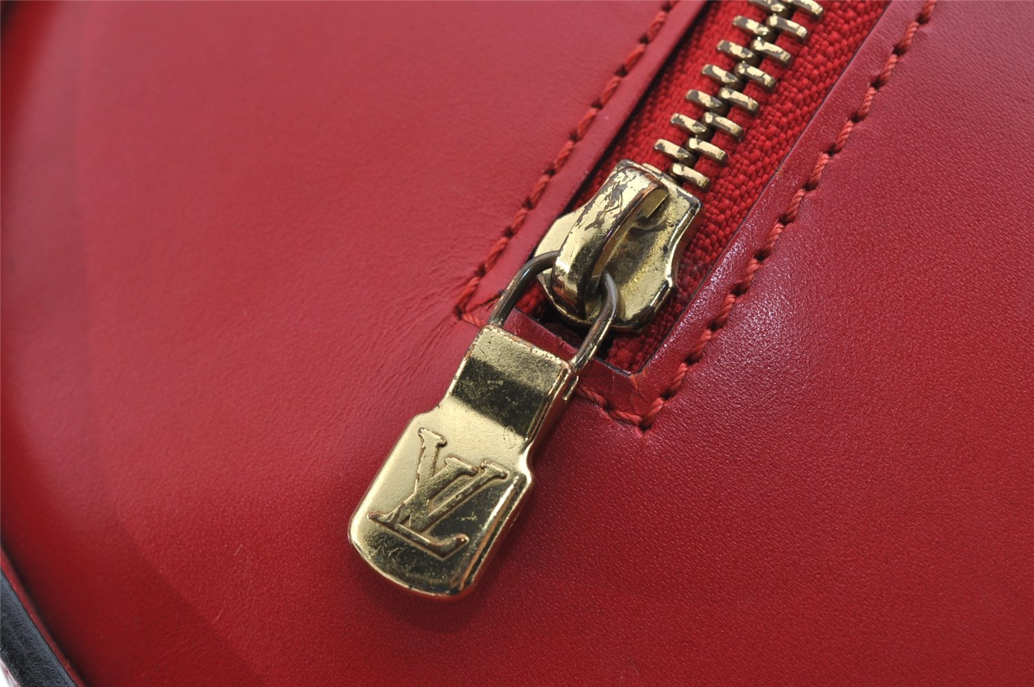 Authentic Louis Vuitton Epi Soufflot Hand Bag Red M52227 LV 8922J