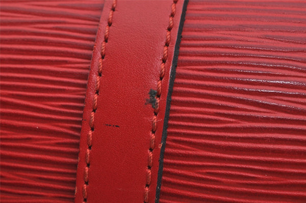 Authentic Louis Vuitton Epi Soufflot Hand Bag Red M52227 LV 8922J