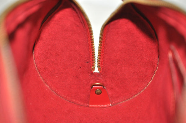 Authentic Louis Vuitton Epi Soufflot Hand Bag Red M52227 LV 8922J