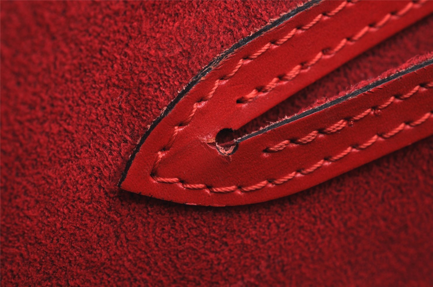 Authentic Louis Vuitton Epi Soufflot Hand Bag Red M52227 LV 8922J