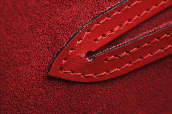 Authentic Louis Vuitton Epi Soufflot Hand Bag Red M52227 LV 8922J