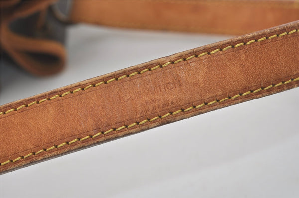 Authentic Louis Vuitton Monogram Petit Noe M42226 Shoulder Drawstring Bag 8925I