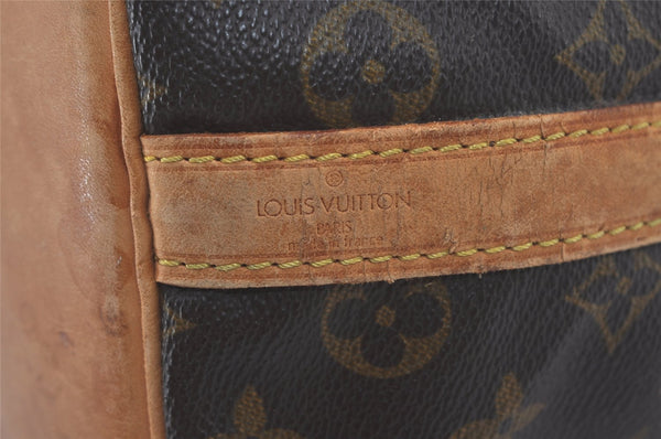 Authentic Louis Vuitton Monogram Petit Noe M42226 Shoulder Drawstring Bag 8925I