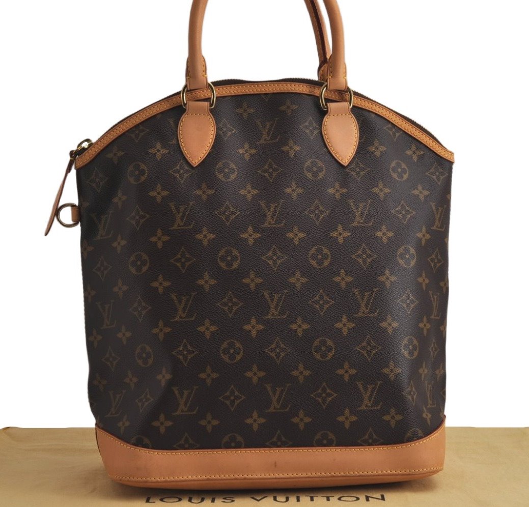 Authentic Louis Vuitton Monogram Lockit Vertical Hand Bag M40103 LV 8925J