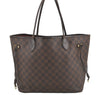 Authentic Louis Vuitton Damier Neverfull MM Shoulder Tote Bag N51105 LV 8928I