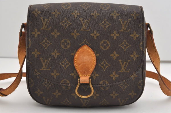 Auth Louis Vuitton Monogram Saint Cloud GM Shoulder Cross Bag Old Model LV 8930I