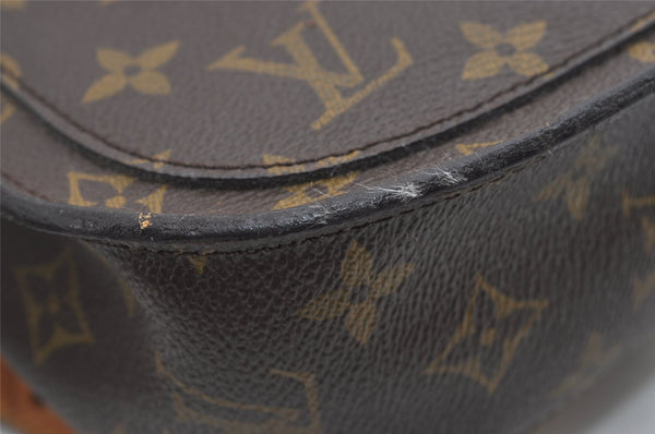 Auth Louis Vuitton Monogram Saint Cloud GM Shoulder Cross Bag Old Model LV 8930I