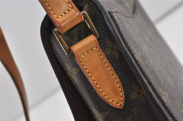 Auth Louis Vuitton Monogram Saint Cloud GM Shoulder Cross Bag Old Model LV 8930I