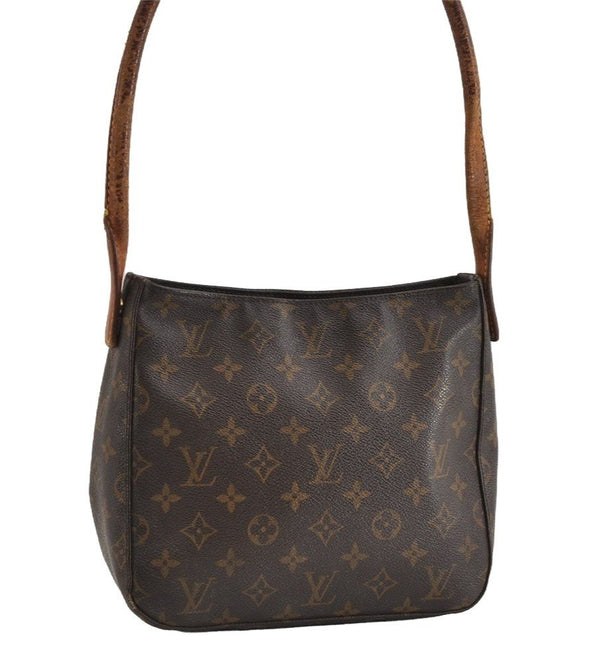 Authentic Louis Vuitton Monogram Looping MM Shoulder Bag M51146 LV 8931I