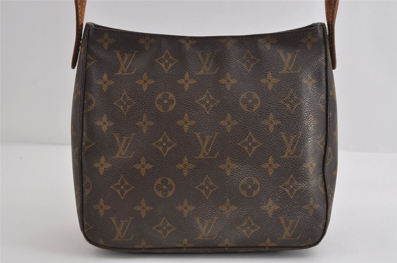 Authentic Louis Vuitton Monogram Looping MM Shoulder Bag M51146 LV 8931I