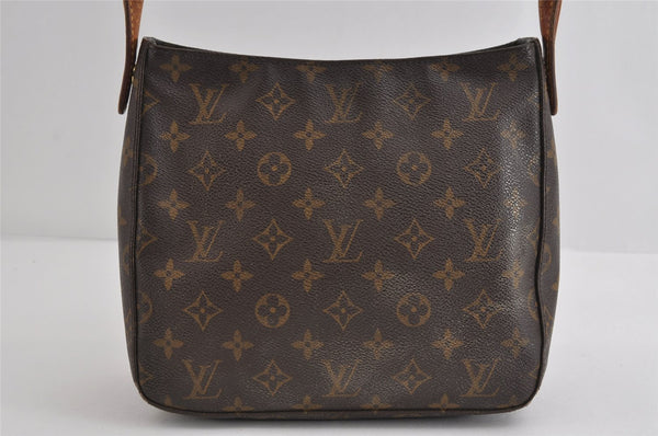 Authentic Louis Vuitton Monogram Looping MM Shoulder Bag M51146 LV 8931I