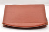 Authentic Louis Vuitton Epi Trousse Crete Clutch Bag Brown M48403 LV 8932I