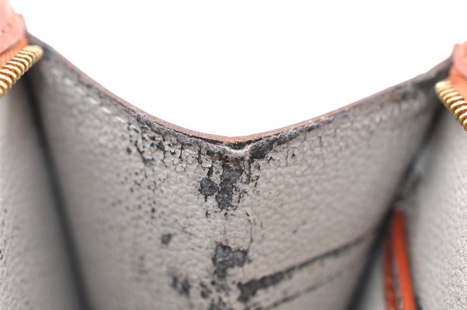 Authentic Louis Vuitton Epi Trousse Crete Clutch Bag Brown M48403 LV 8932I