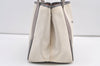 Authentic BALENCIAGA Navy Caba S Hand Bag Canvas Leather 339933 White 8932J