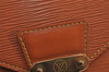 Auth Louis Vuitton Epi Pochette Sellier Dragonne Clutch Bag M52618 Brown 8933J