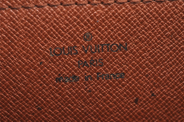 Auth Louis Vuitton Epi Pochette Sellier Dragonne Clutch Bag M52618 Brown 8933J