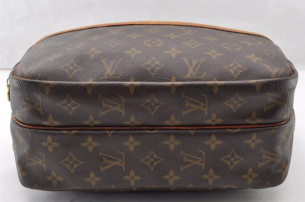 Authentic Louis Vuitton Monogram Reporter PM Shoulder Bag M45254 LV Junk 8934I