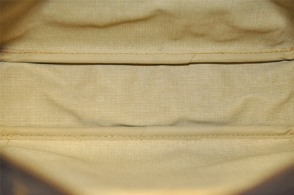 Authentic Louis Vuitton Monogram Reporter PM Shoulder Bag M45254 LV Junk 8934I