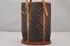 Authentic Louis Vuitton Monogram Bucket GM Shoulder Tote Bag M42236 Junk 8935I