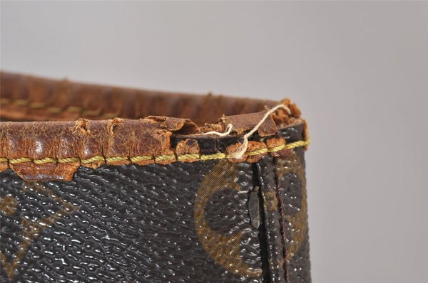 Authentic Louis Vuitton Monogram Bucket GM Shoulder Tote Bag M42236 Junk 8935I