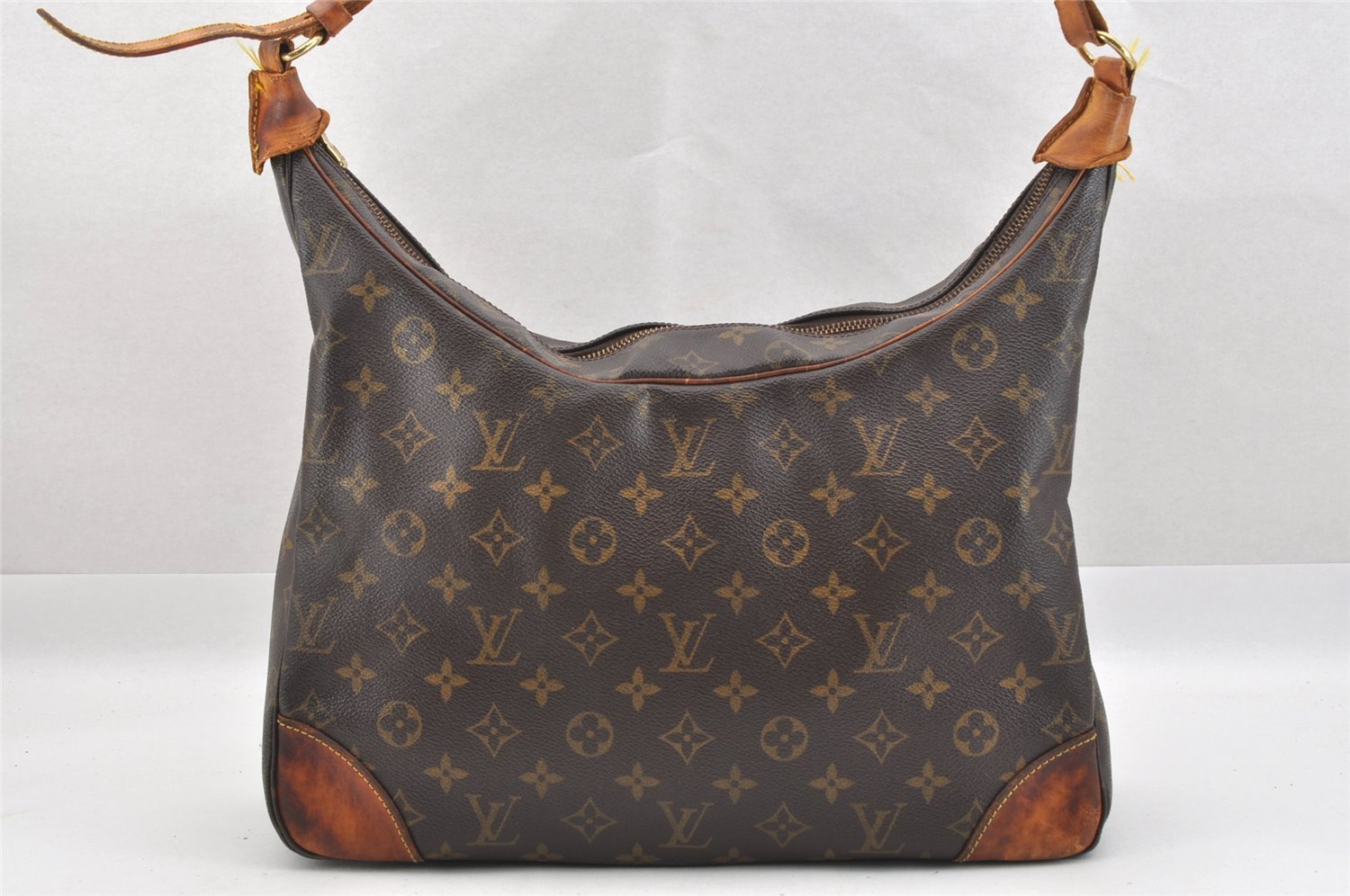 Authentic Louis Vuitton Monogram Boulogne 35 Shoulder Bag M51260 LV Junk 8936I