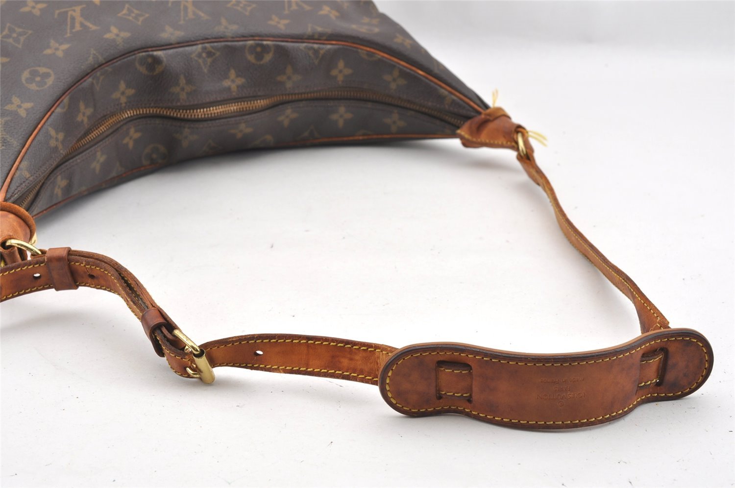 Authentic Louis Vuitton Monogram Boulogne 35 Shoulder Bag M51260 LV Junk 8936I