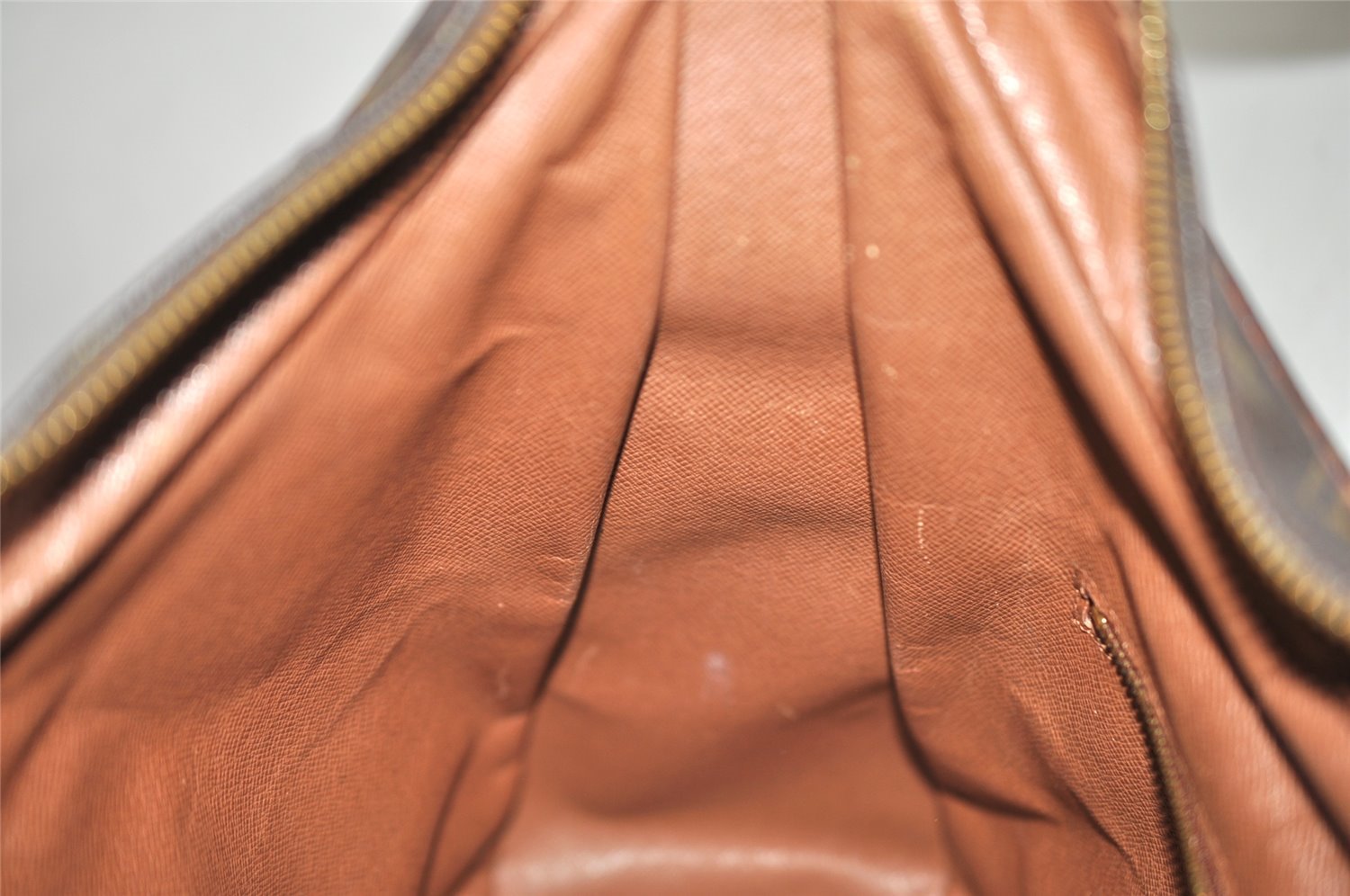 Authentic Louis Vuitton Monogram Boulogne 35 Shoulder Bag M51260 LV Junk 8936I