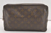 Auth Louis Vuitton Monogram Trousse Toilette 25 Clutch Hand Bag M47527 LV 8937J