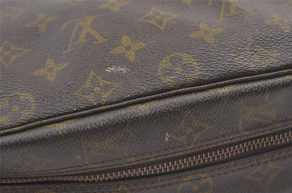 Auth Louis Vuitton Monogram Trousse Toilette 25 Clutch Hand Bag M47527 LV 8937J