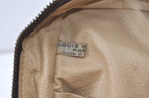 Auth Louis Vuitton Monogram Trousse Toilette 25 Clutch Hand Bag M47527 LV 8937J