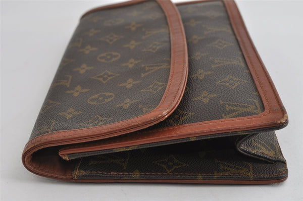 Authentic Louis Vuitton Monogram Pochette Dame GM M51810 Clutch Hand Bag 8938I