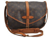 Authentic Louis Vuitton Monogram Saumur 30 Shoulder Cross Bag M42256 LV 8938J