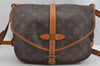 Authentic Louis Vuitton Monogram Saumur 30 Shoulder Cross Bag M42256 LV 8938J