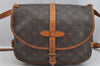 Authentic Louis Vuitton Monogram Saumur 30 Shoulder Cross Bag M42256 LV 8938J