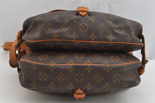 Authentic Louis Vuitton Monogram Saumur 30 Shoulder Cross Bag M42256 LV 8938J