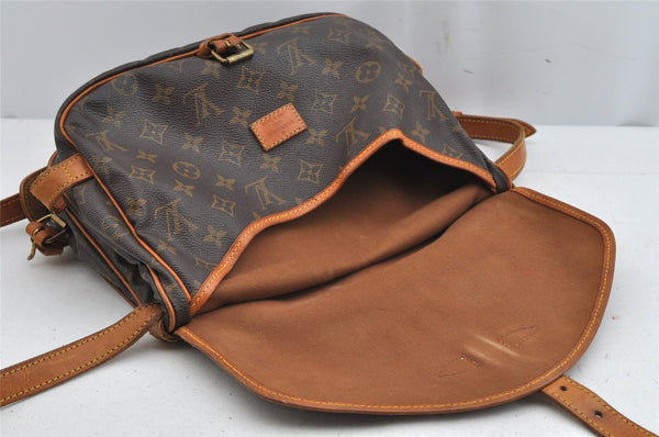 Authentic Louis Vuitton Monogram Saumur 30 Shoulder Cross Bag M42256 LV 8938J