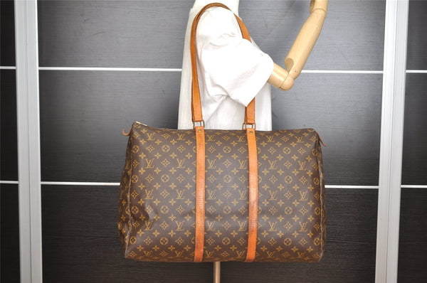 Authentic Louis Vuitton Monogram Flanerie 50 Shoulder Boston Bag M51116 LV 8940I