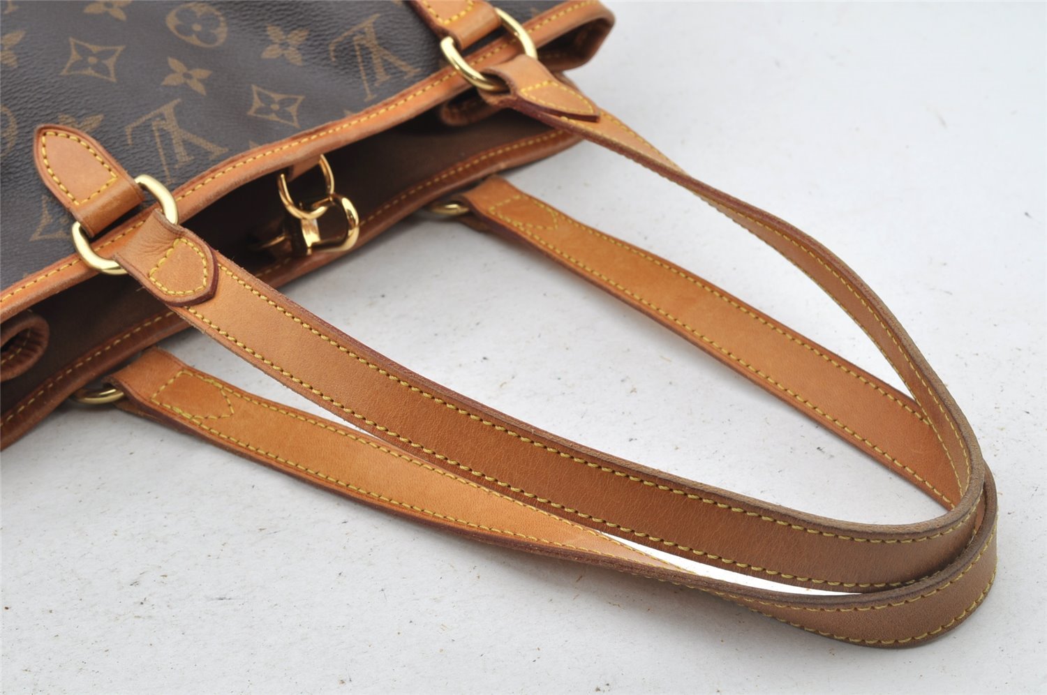 Authentic Louis Vuitton Monogram Batignolles Vertical Tote Bag M51153 LV 8941I