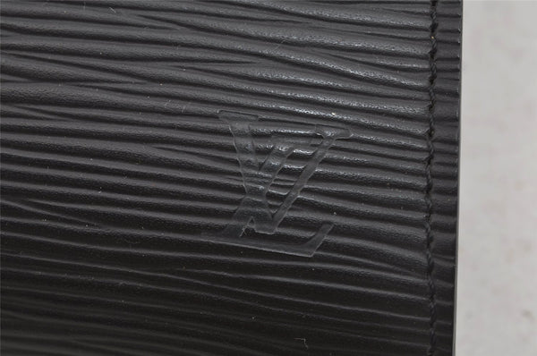 Authentic Louis Vuitton Epi Arts Deco Clutch Hand Bag Black M52632 LV 8942I
