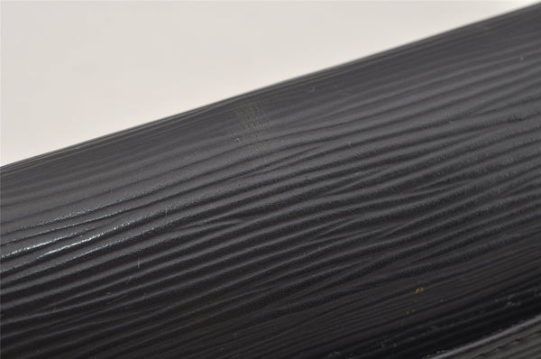 Authentic Louis Vuitton Epi Arts Deco Clutch Hand Bag Black M52632 LV 8942I