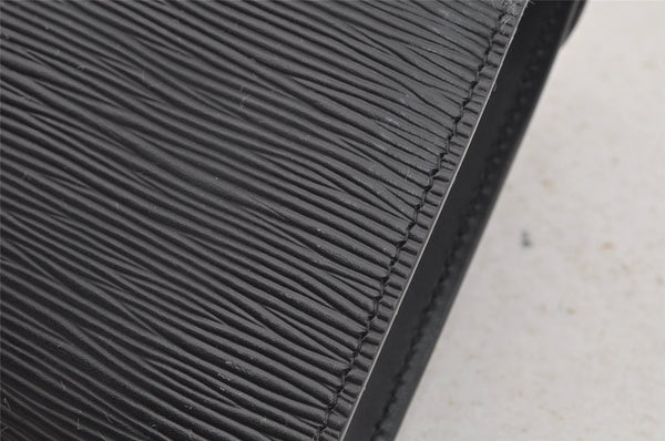 Authentic Louis Vuitton Epi Arts Deco Clutch Hand Bag Black M52632 LV 8942I