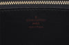 Authentic Louis Vuitton Epi Arts Deco Clutch Hand Bag Black M52632 LV 8942I