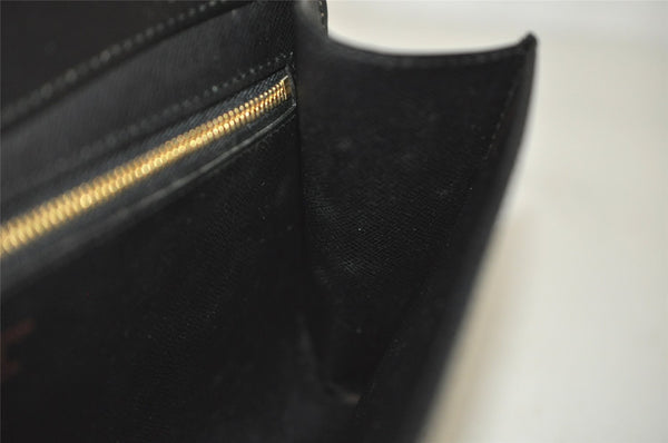 Authentic Louis Vuitton Epi Arts Deco Clutch Hand Bag Black M52632 LV 8942I