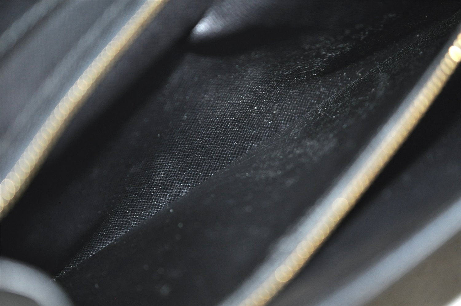 Authentic Louis Vuitton Epi Arts Deco Clutch Hand Bag Black M52632 LV 8942I