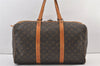 Authentic Louis Vuitton Monogram Sac Souple 45 Hand Boston Bag M41624 LV 8942J