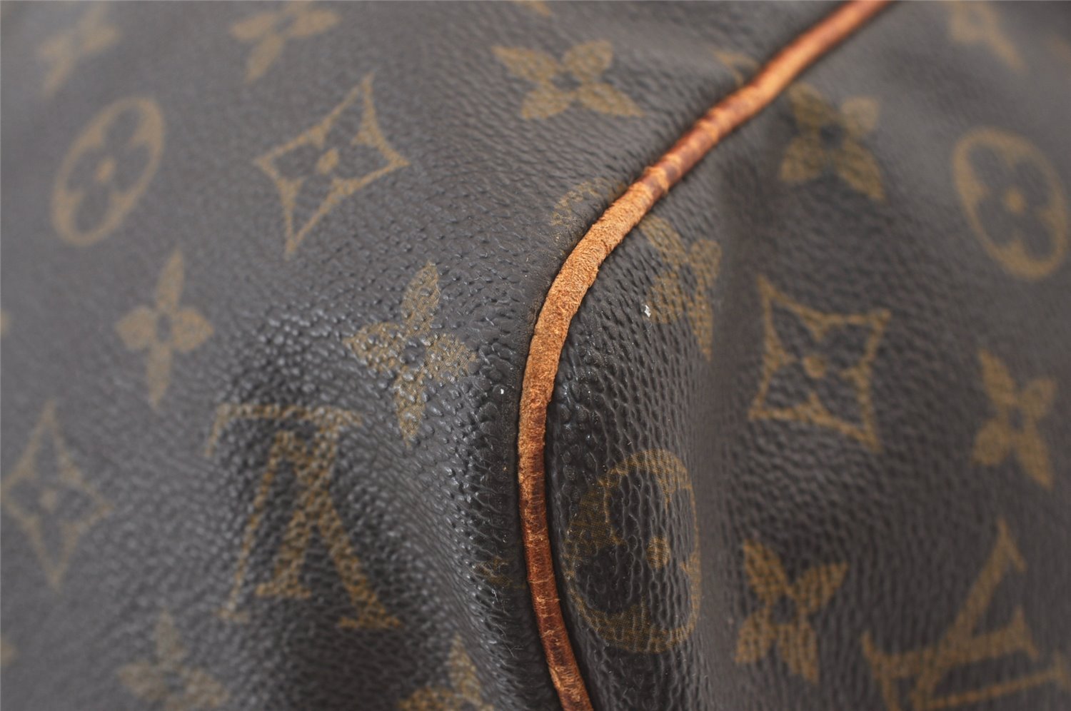 Authentic Louis Vuitton Monogram Sac Souple 45 Hand Boston Bag M41624 LV 8942J