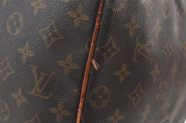 Authentic Louis Vuitton Monogram Sac Souple 45 Hand Boston Bag M41624 LV 8942J