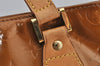 Authentic Louis Vuitton Vernis Houston Shoulder Hand Bag Brown M91122 LV 8944I