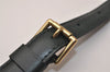 Authentic Louis Vuitton Leather Shoulder Strap Green 36.6-43.1" LV 8944J